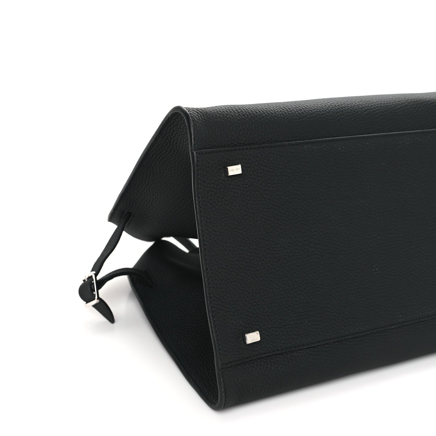 The Row Matte Grained Calfskin Soft Margaux 15 Black 8 of 9