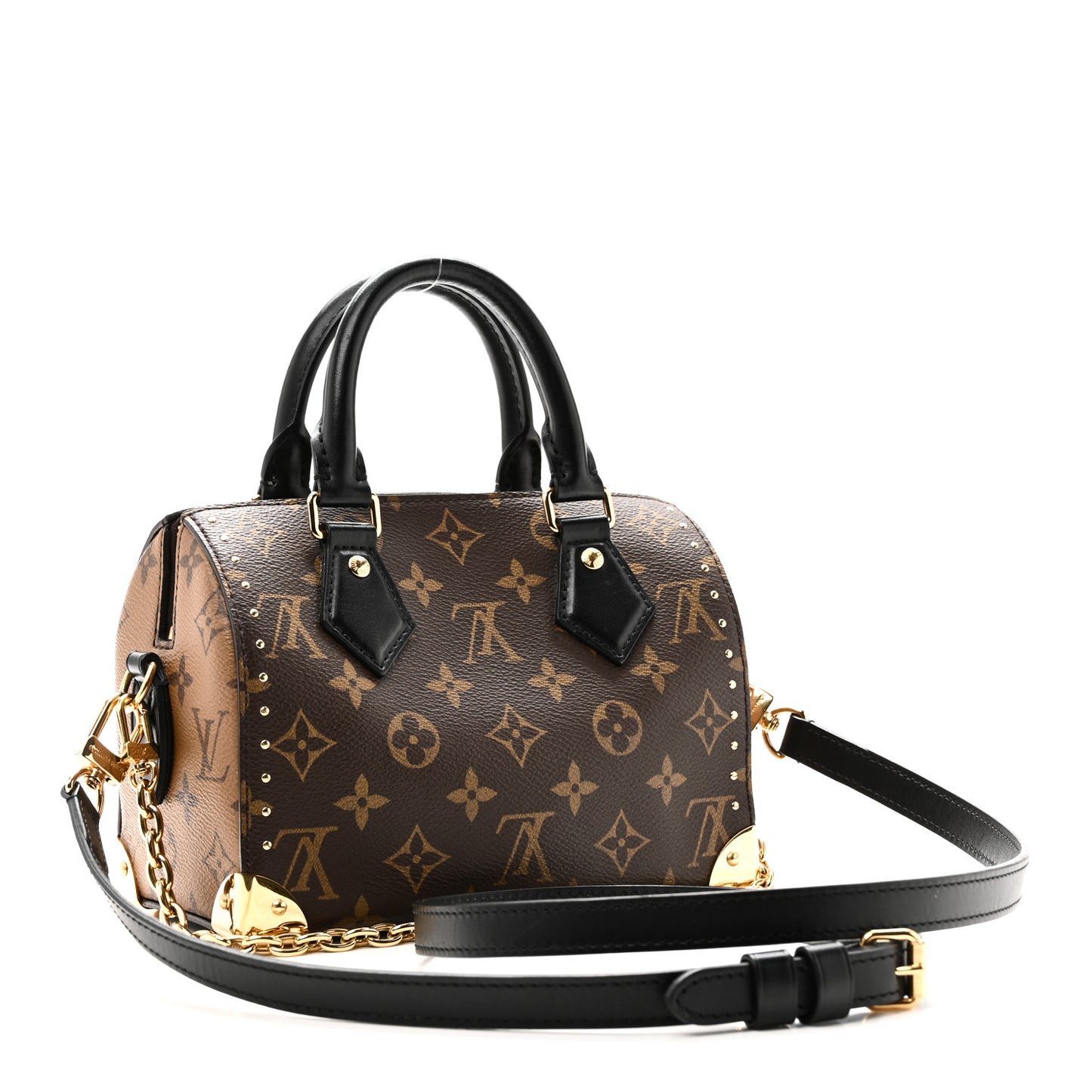 Reverse Monogram Speedy Trunk 20