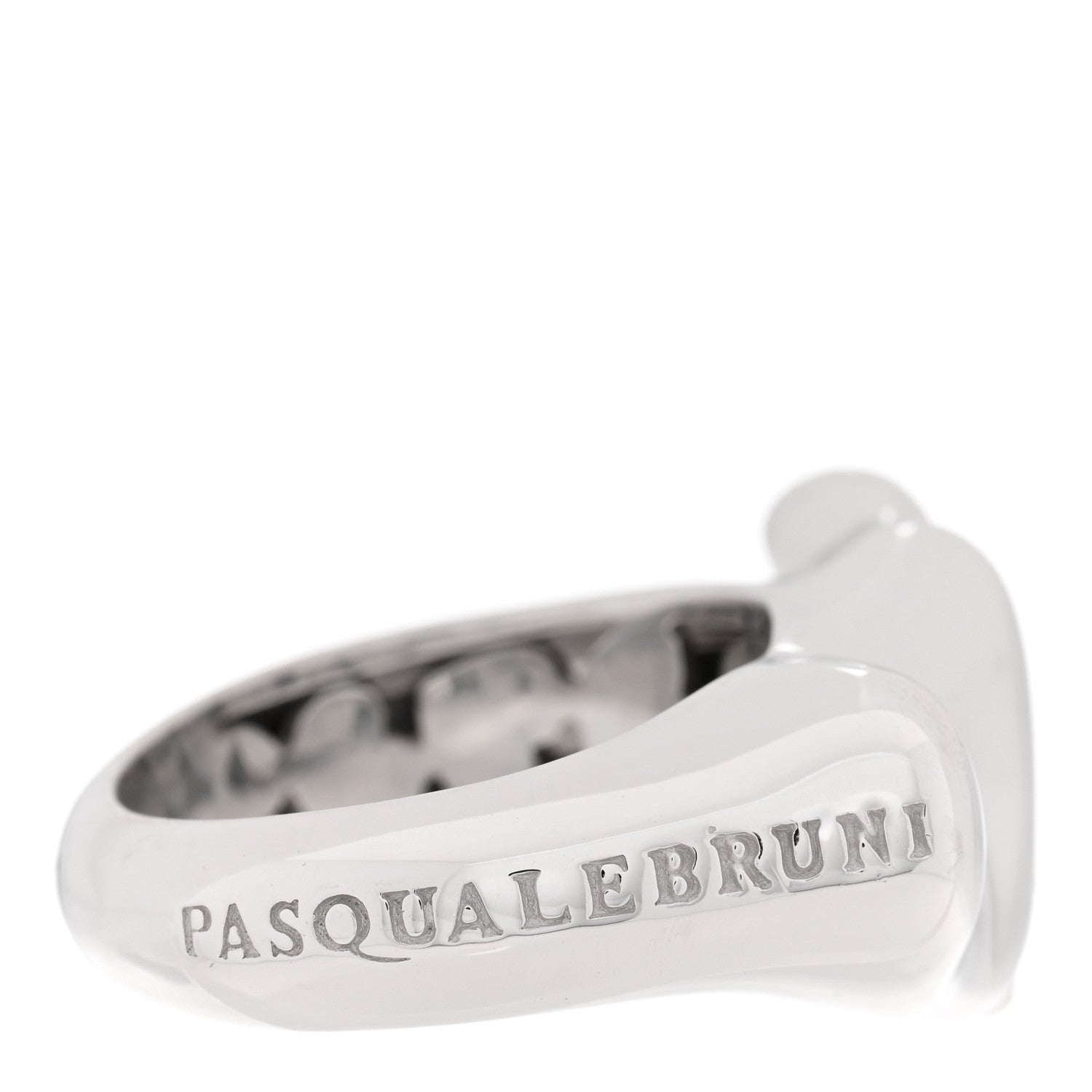 Pasquale Bruni 18K White Gold Baby Foot Ring 53 6.25 4 of 5