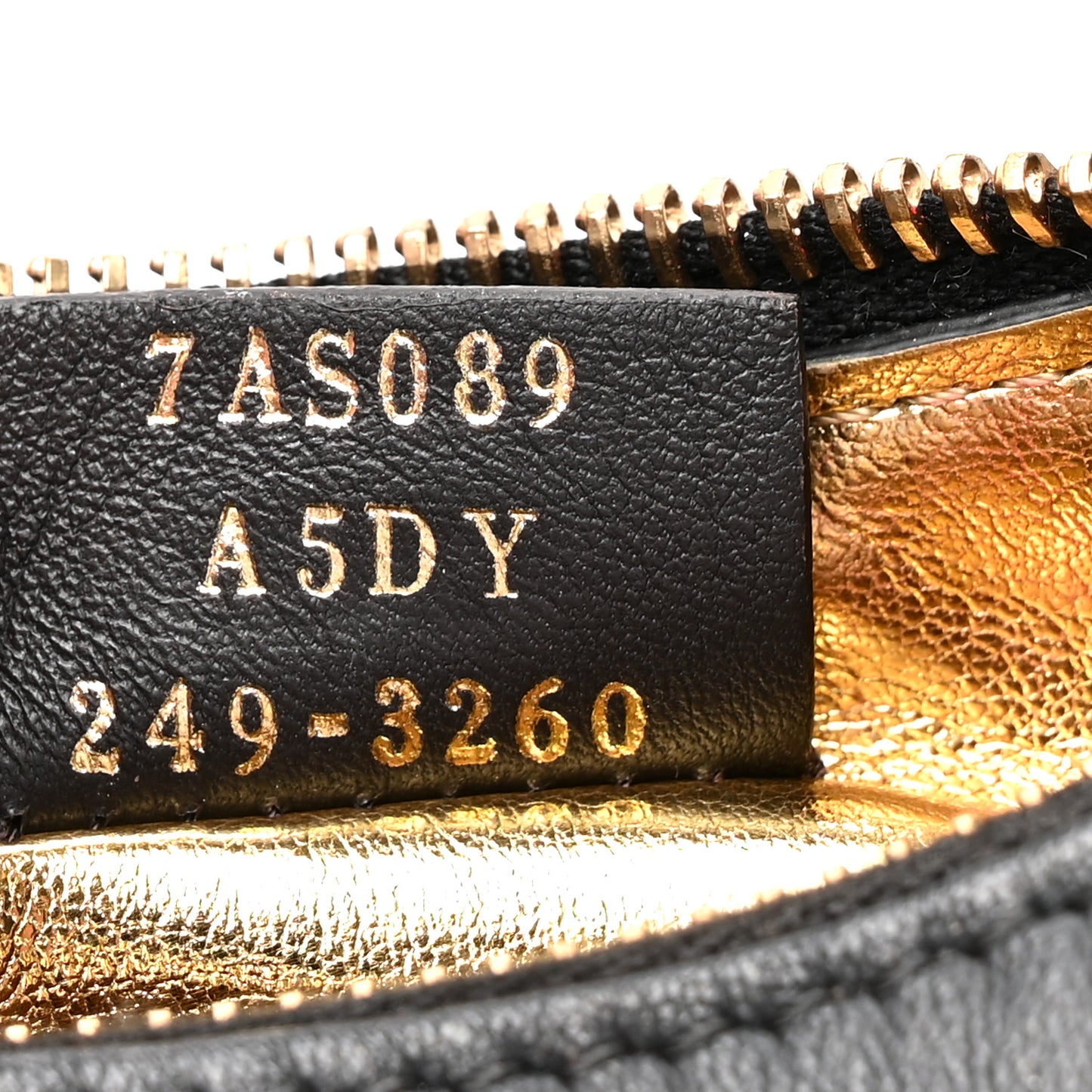 Vitello Grace Matte Nano Fendigraphy Hobo Charm Black Black