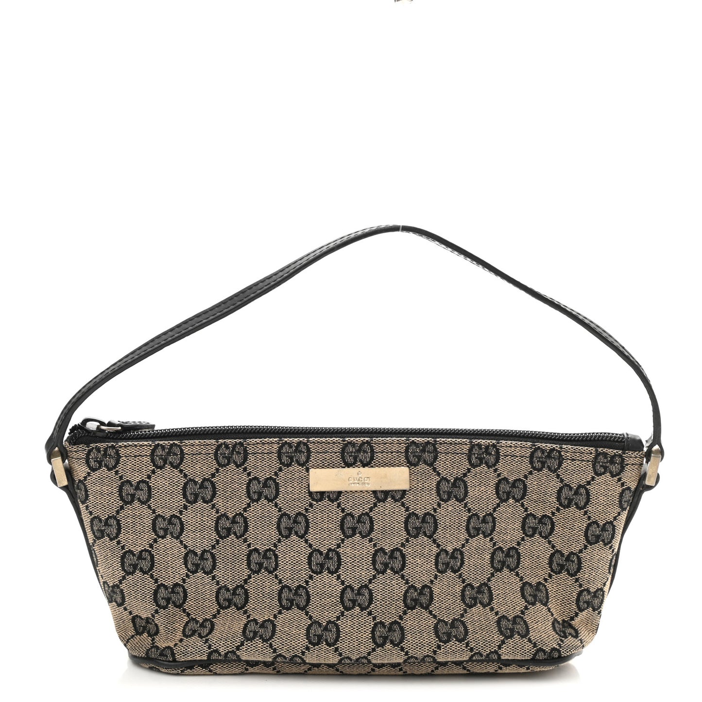Monogram Web Boat Pochette Black