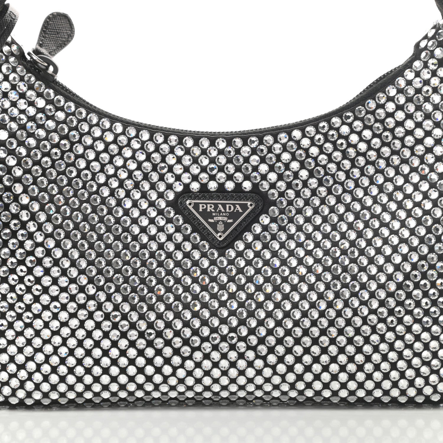 Prada Satin Crystal Mini Re-Edition 2000 Bag Cristal 8 of 11