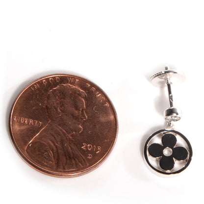 Louis Vuitton Monogram Idylle Ear Stud White Gold with Diamond 2 of 7