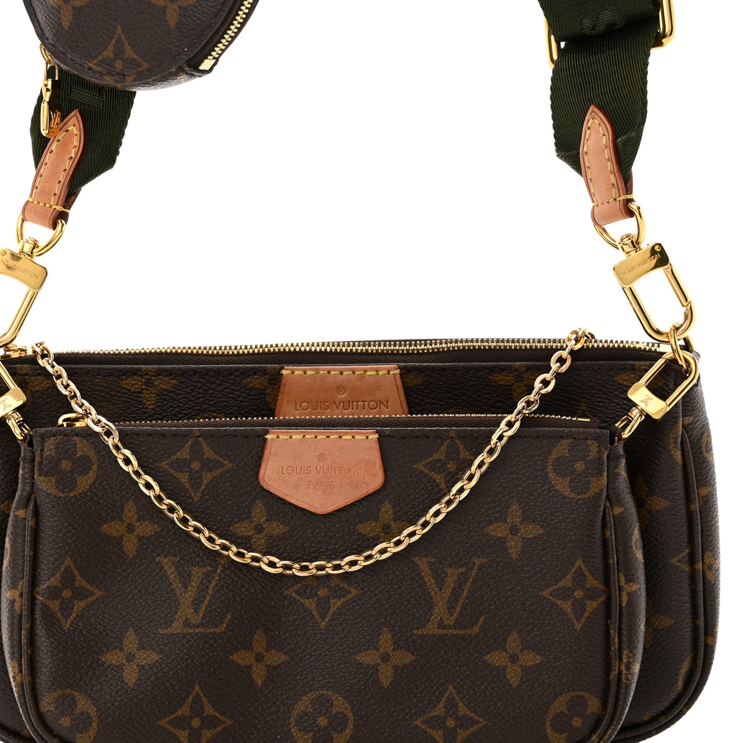 Monogram Multi Pochette Accessories Kaki