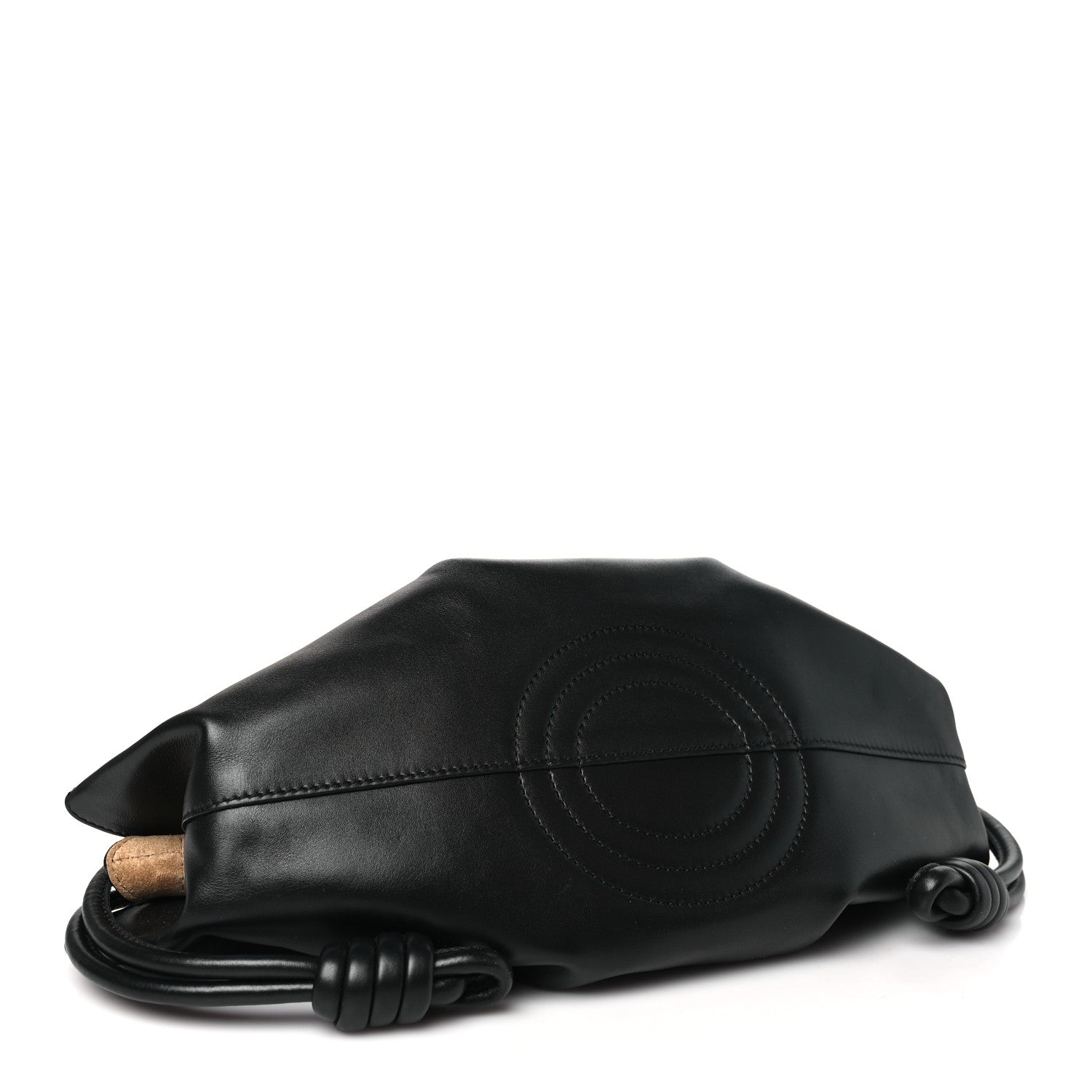 Loewe Shiny Nappa Calfskin Small Paseo Bag Black 4 of 9