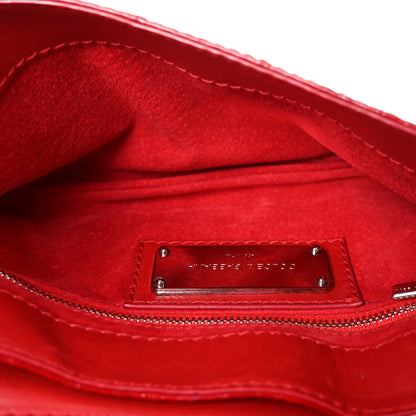 Dolce & Gabbana Snakeskin Eel O-Ring Baguette Shoulder Bag Red 5 of 9