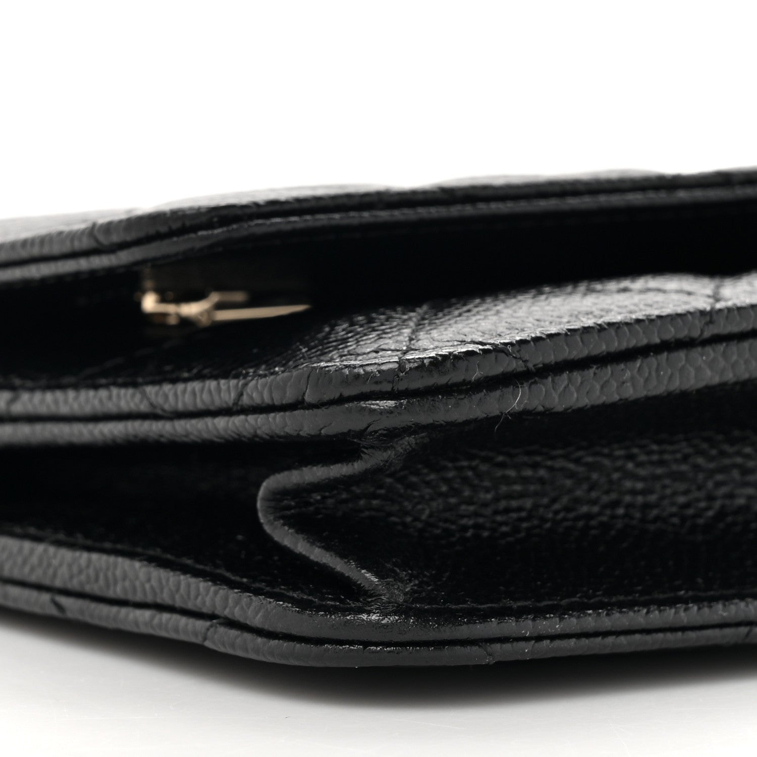 Chanel Caviar Quilted Multi Chain Wallet On Chain WOC Black 11 of 12