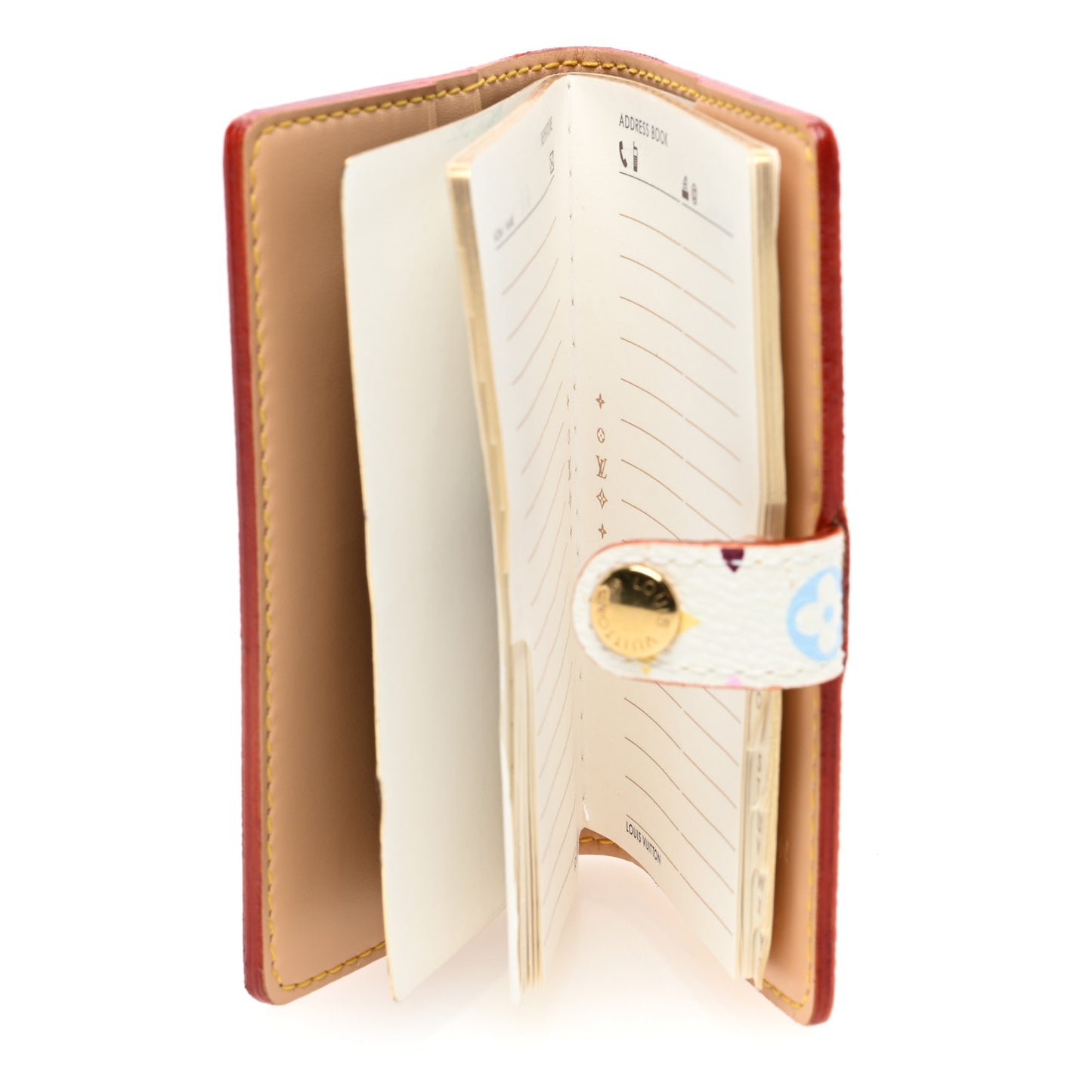 Monogram Multicolor Carnet de Bal Mini Agenda Cover White