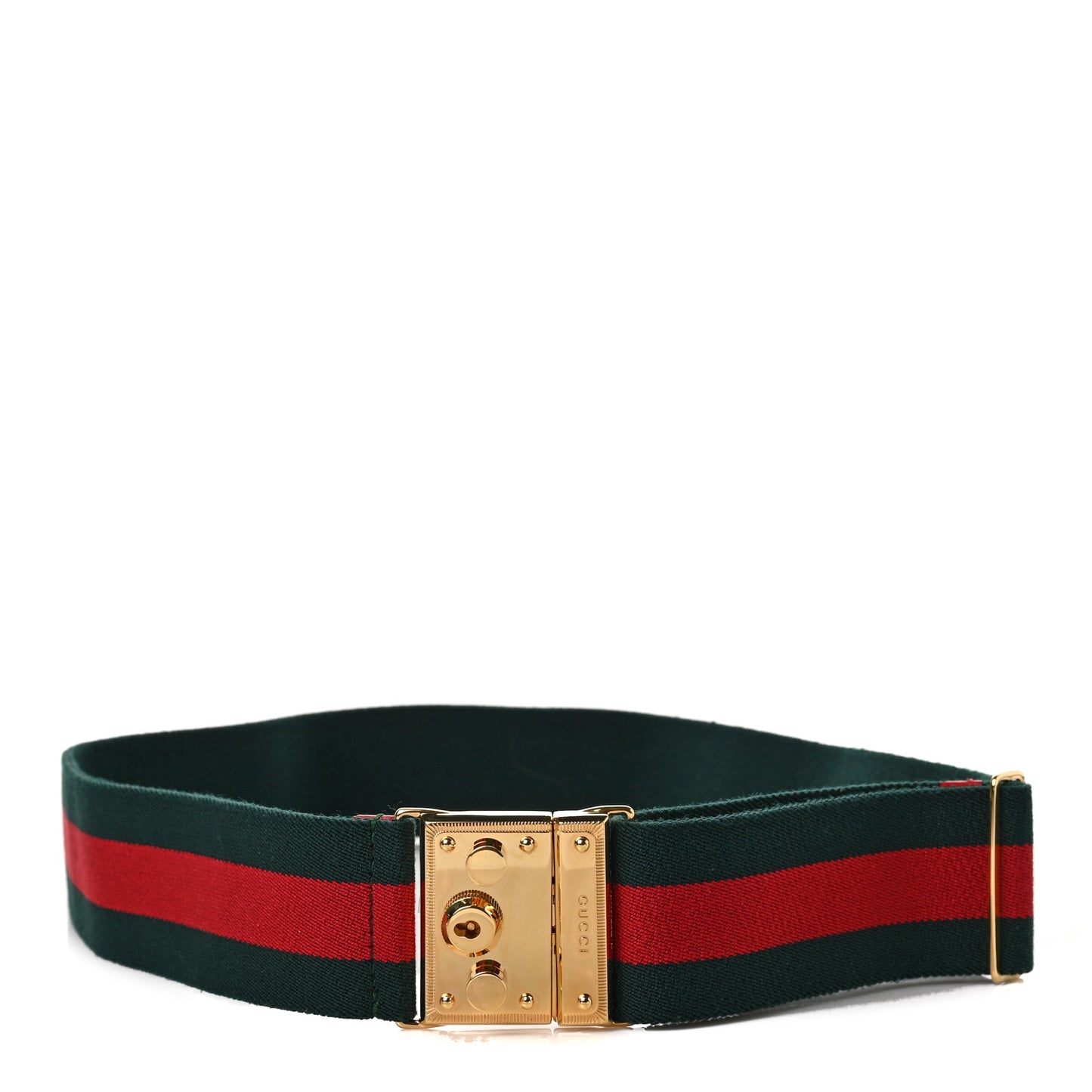 Canvas Web Belt 95 38 Green Red