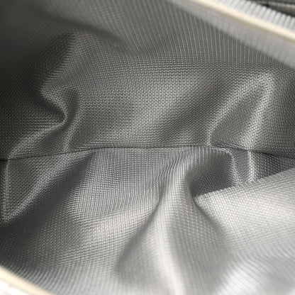 Chanel Metallic Calfskin Quilted XXL Travel Flap Bag Silver 6 of 14