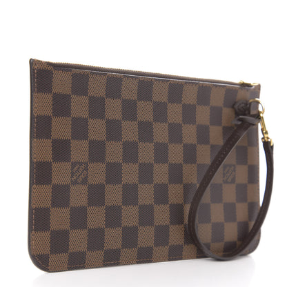 Louis Vuitton Damier Ebene Neverfull MM GM Pochette 3 of 8