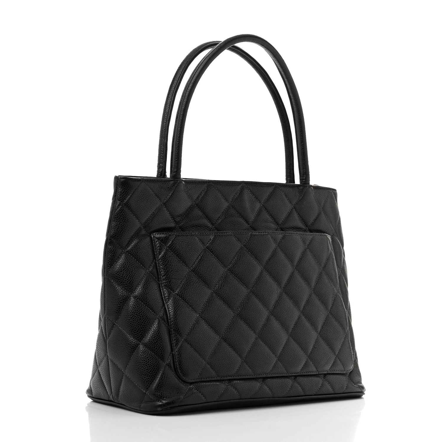 Chanel Caviar Quilted Medallion Tote Black 3 of 14