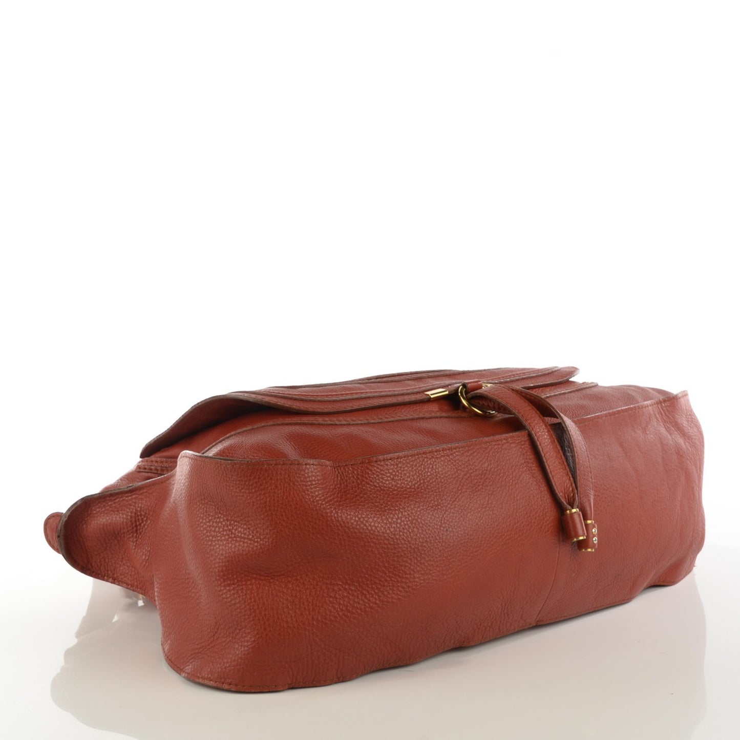 Calfskin Large Marcie Satchel Whiskey