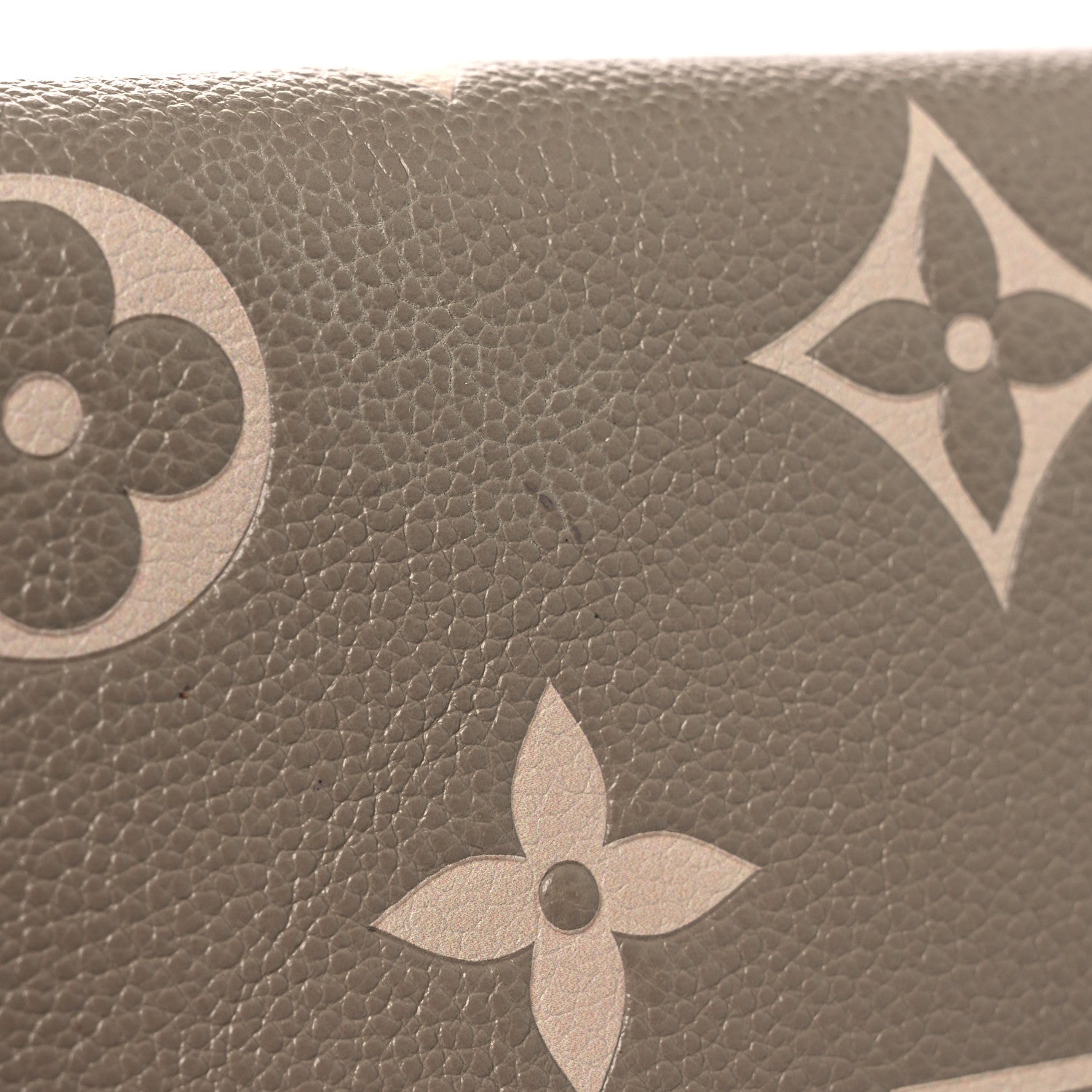 Louis Vuitton Empreinte Monogram Giant Sarah Wallet Tourterelle Creme 8 of 10