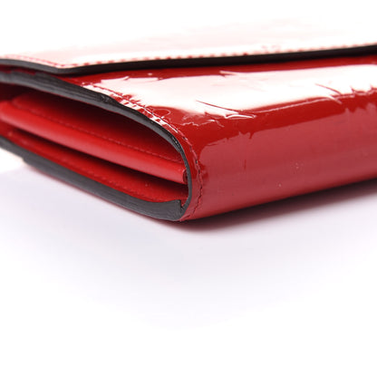 Louis Vuitton Vernis Sarah Wallet NM Cherry 8 of 9
