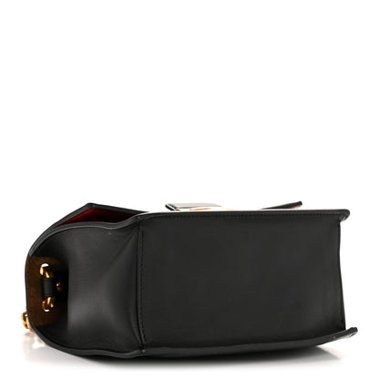 Fendi Vitello Grace Matte Small Kan U Shoulder Bag Black 7 of 27