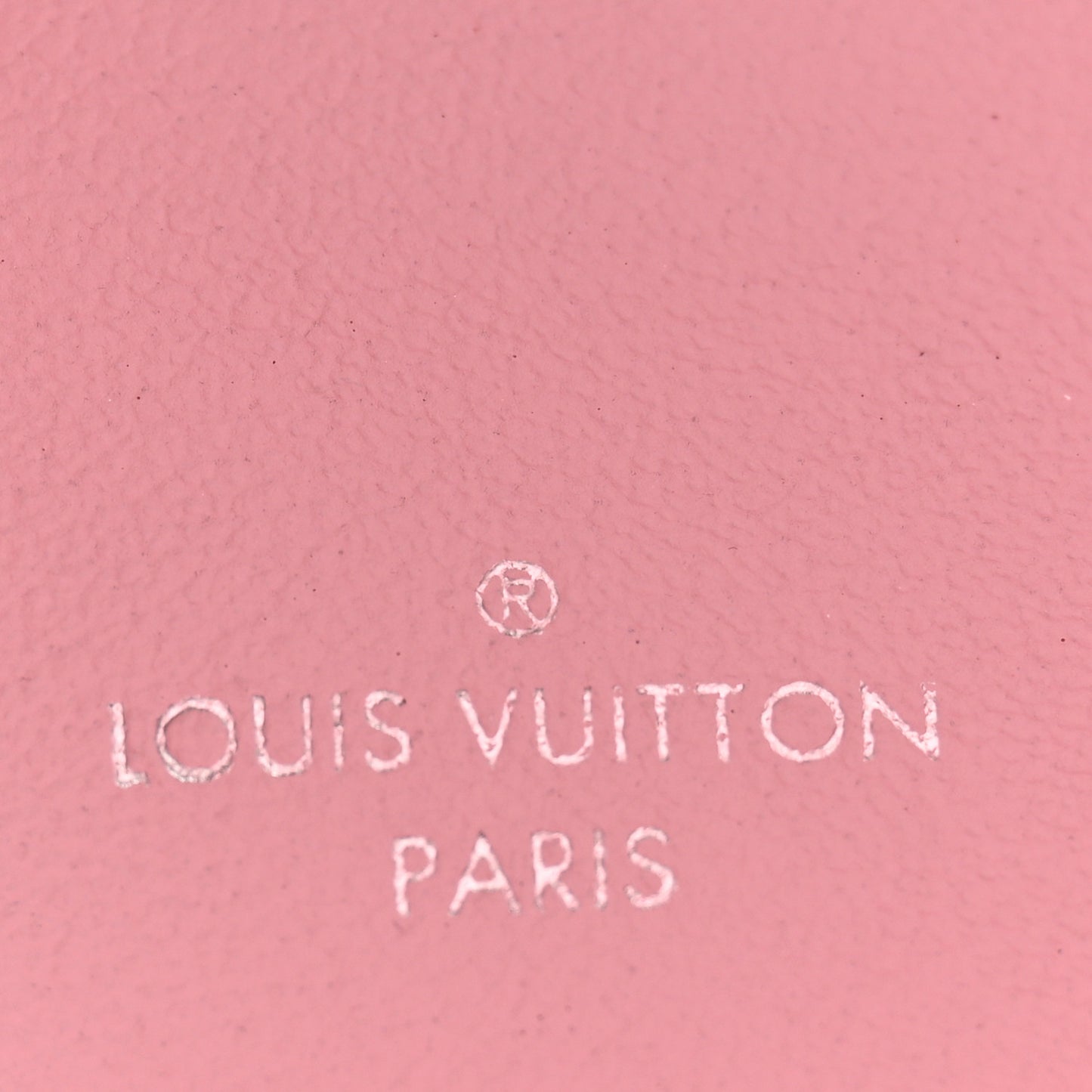 Epi Felicie Chain Wallet Zippered Insert Rose Ballerine