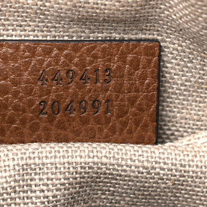 Gucci Monogram Mini Bree Messenger Bag Beige Tabacco 7 of 24