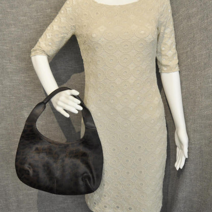 FASHIONPHILE SALVATOREFERRAGAMOPonyHairLeopardPrintHobo 2 of 7