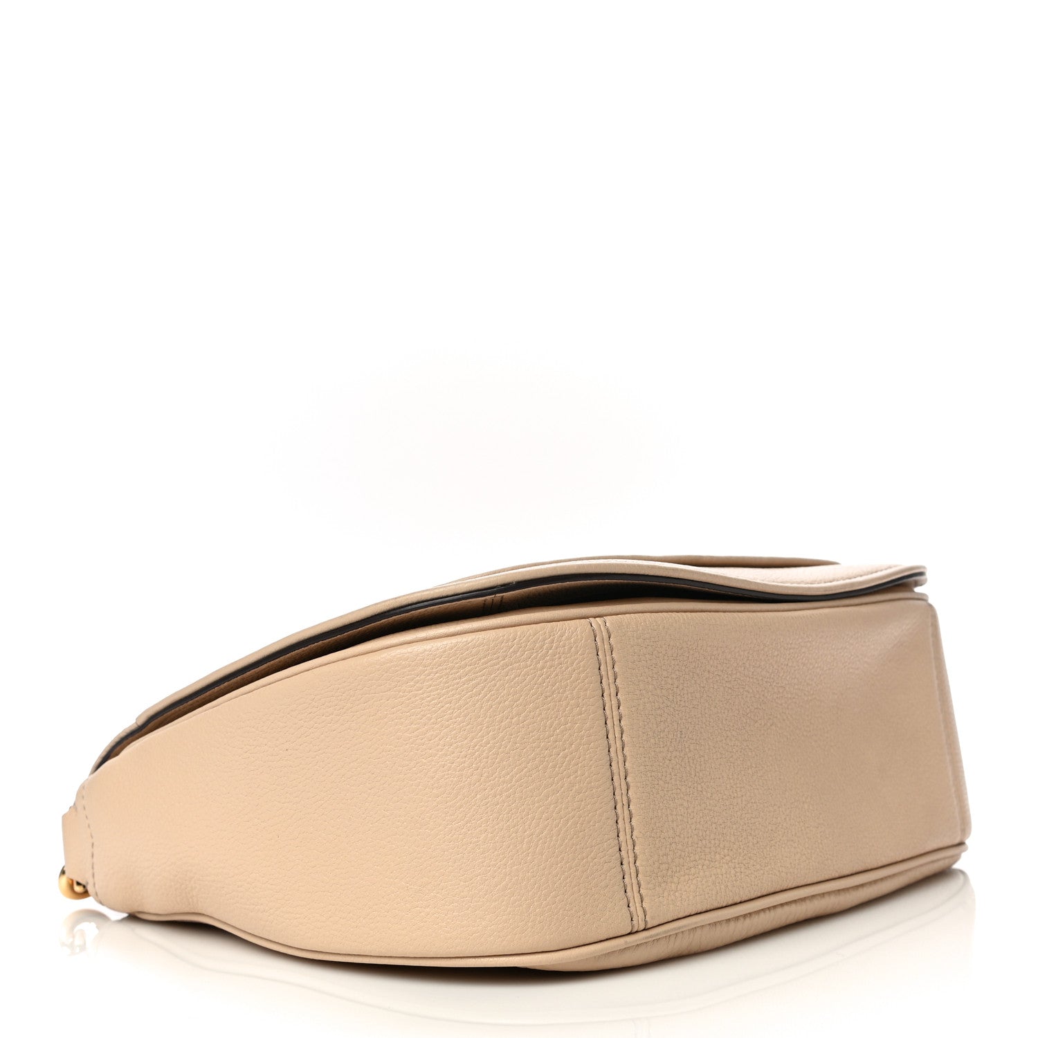 Marc Jacobs Calfskin Empire City Messenger Crossbody Beige 4 of 12