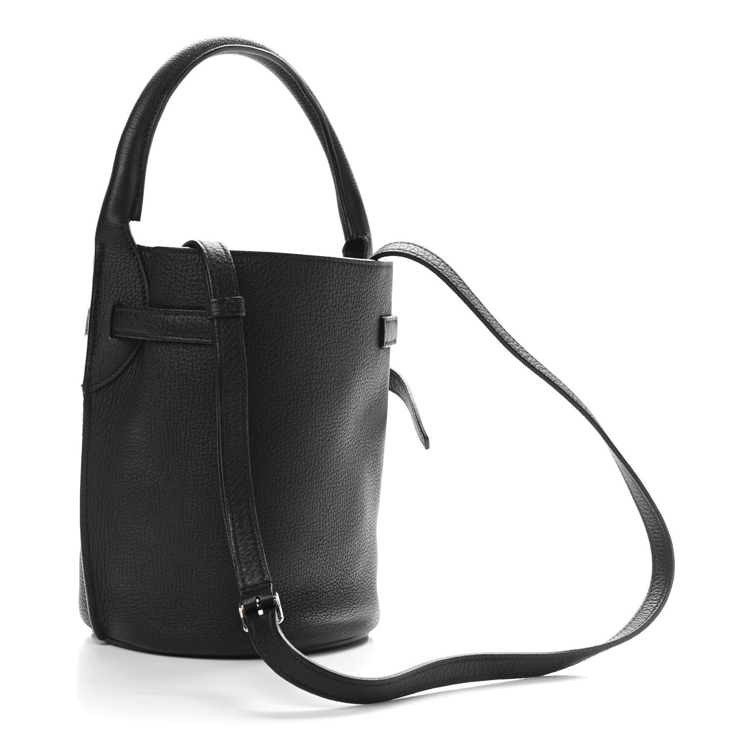 Celine Supple Grained Calfskin Nano Big Bag Bucket Black 3 of 9