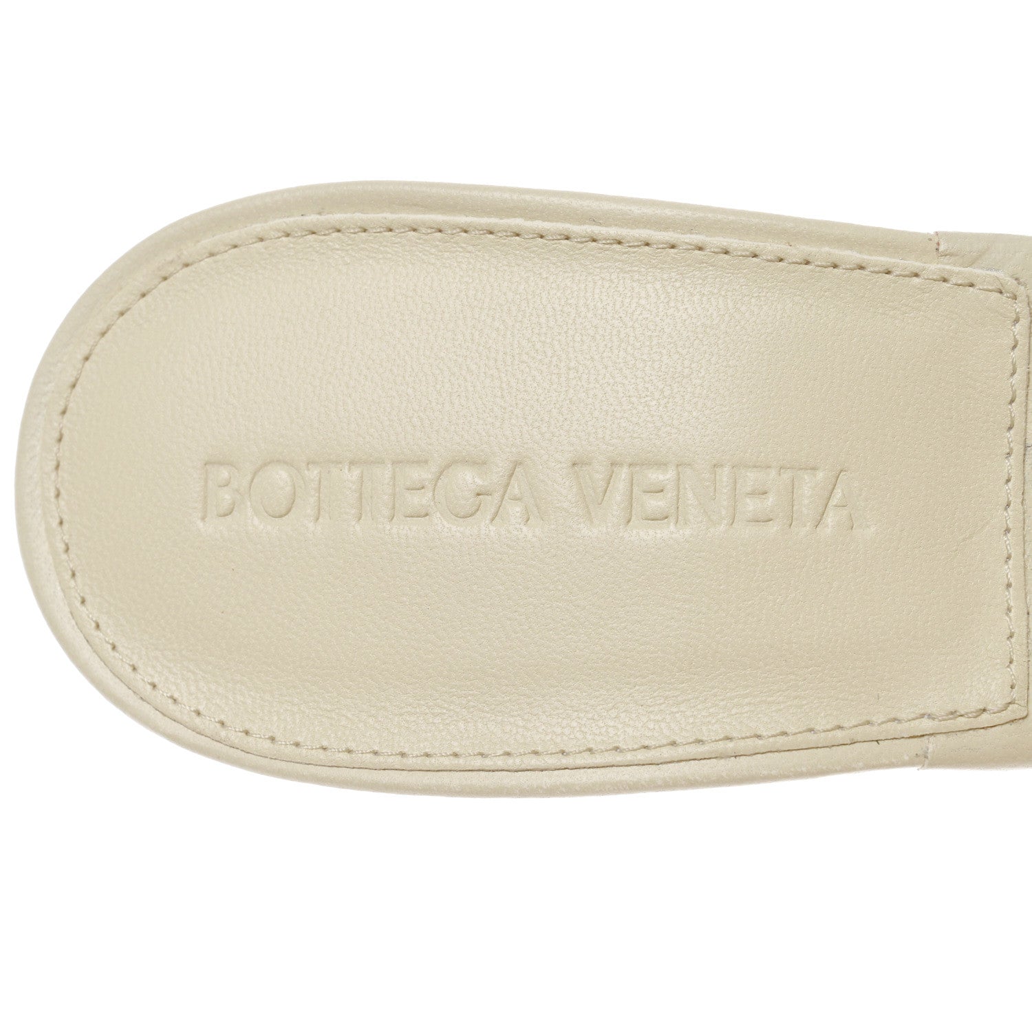 Bottega Veneta Nappa Quilted Rubber Lido Mule Sandals 37 Sea Salt 7 of 8