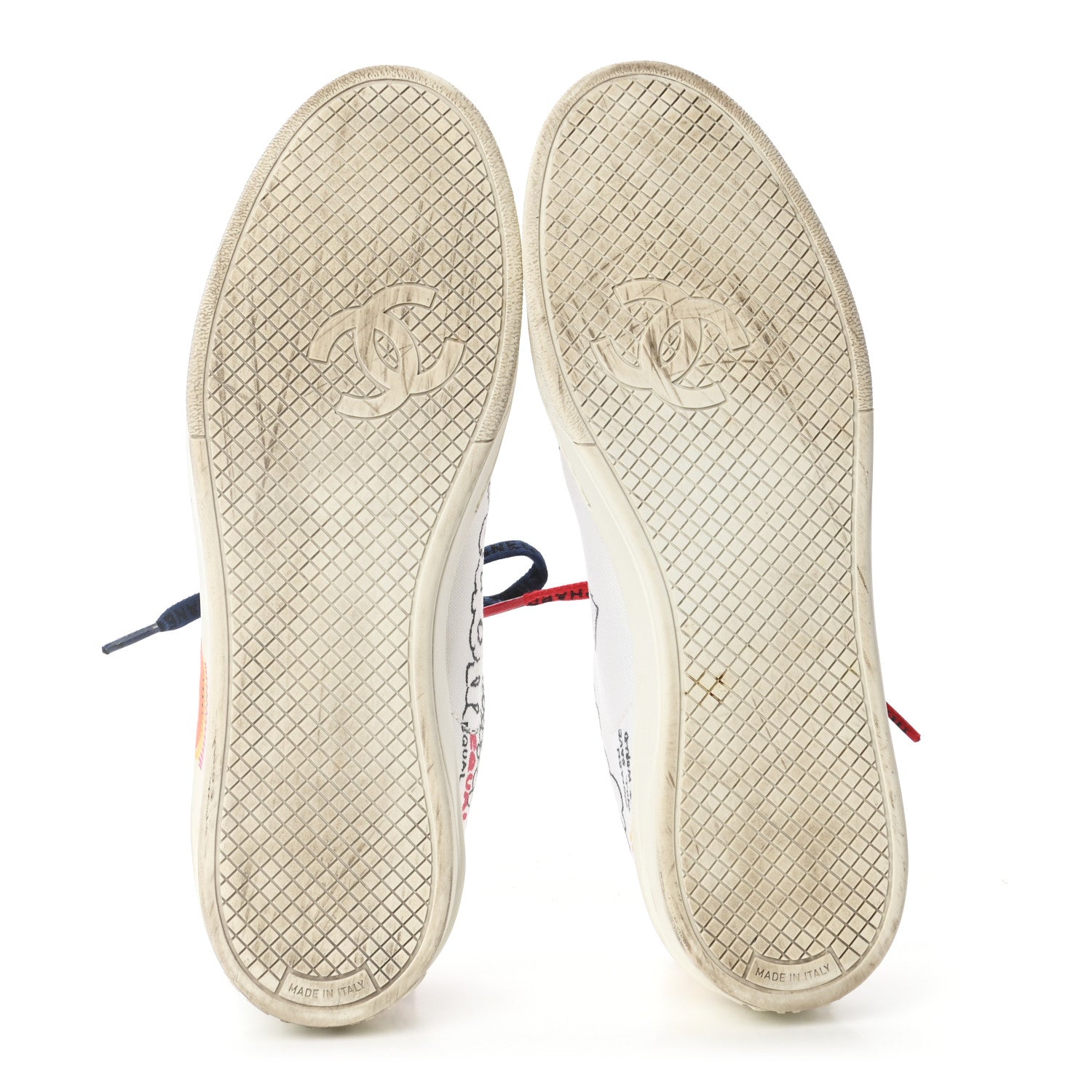 Chanel x Pharrell Williams Calfskin Womens Sneakers 40 White 9 of 16