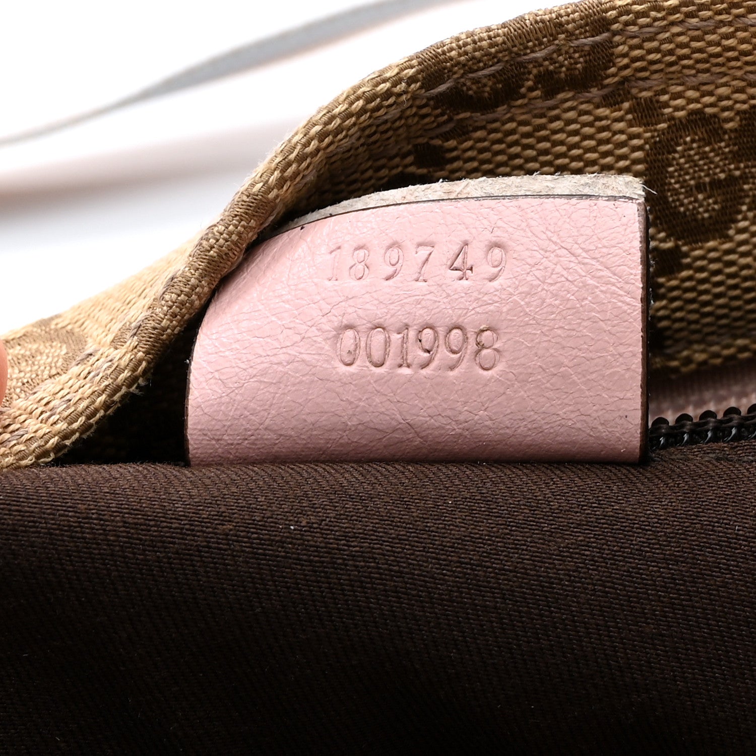 Gucci Monogram Web Small Flat Messenger Crossbody Pink Blue 7 of 10