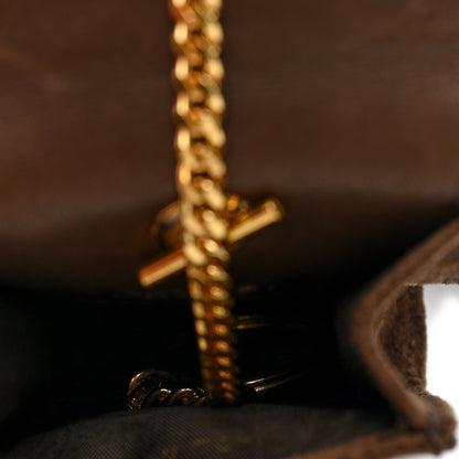 Chanel Suede CC Triple Pocket Belt  80 32 Brown 5 of 9