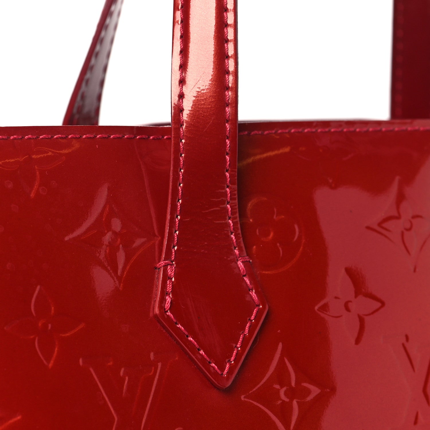 Louis Vuitton Vernis Wilshire PM Pomme D'Amour 10 of 10