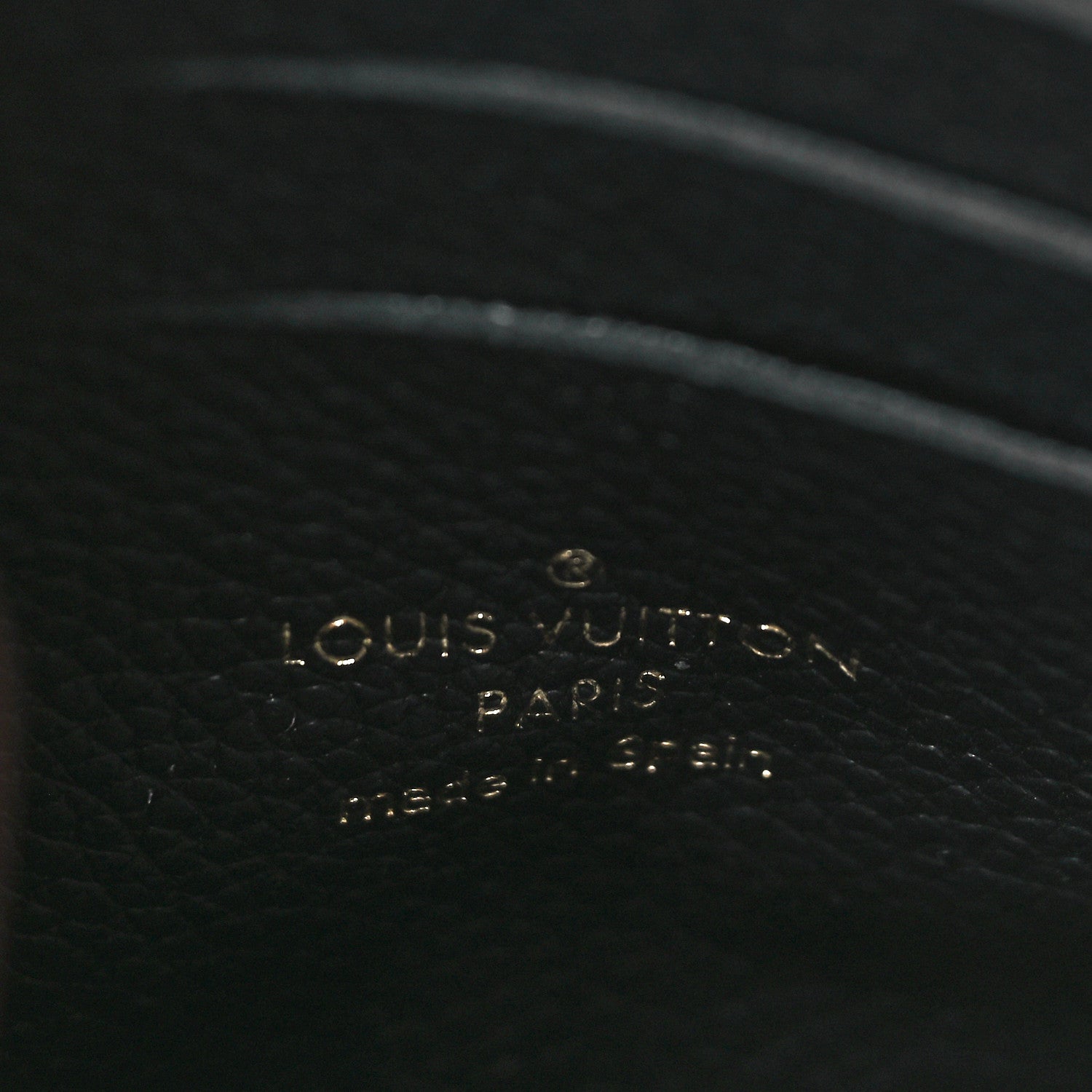 Louis Vuitton Empreinte Double Zip Pochette Black 7 of 10