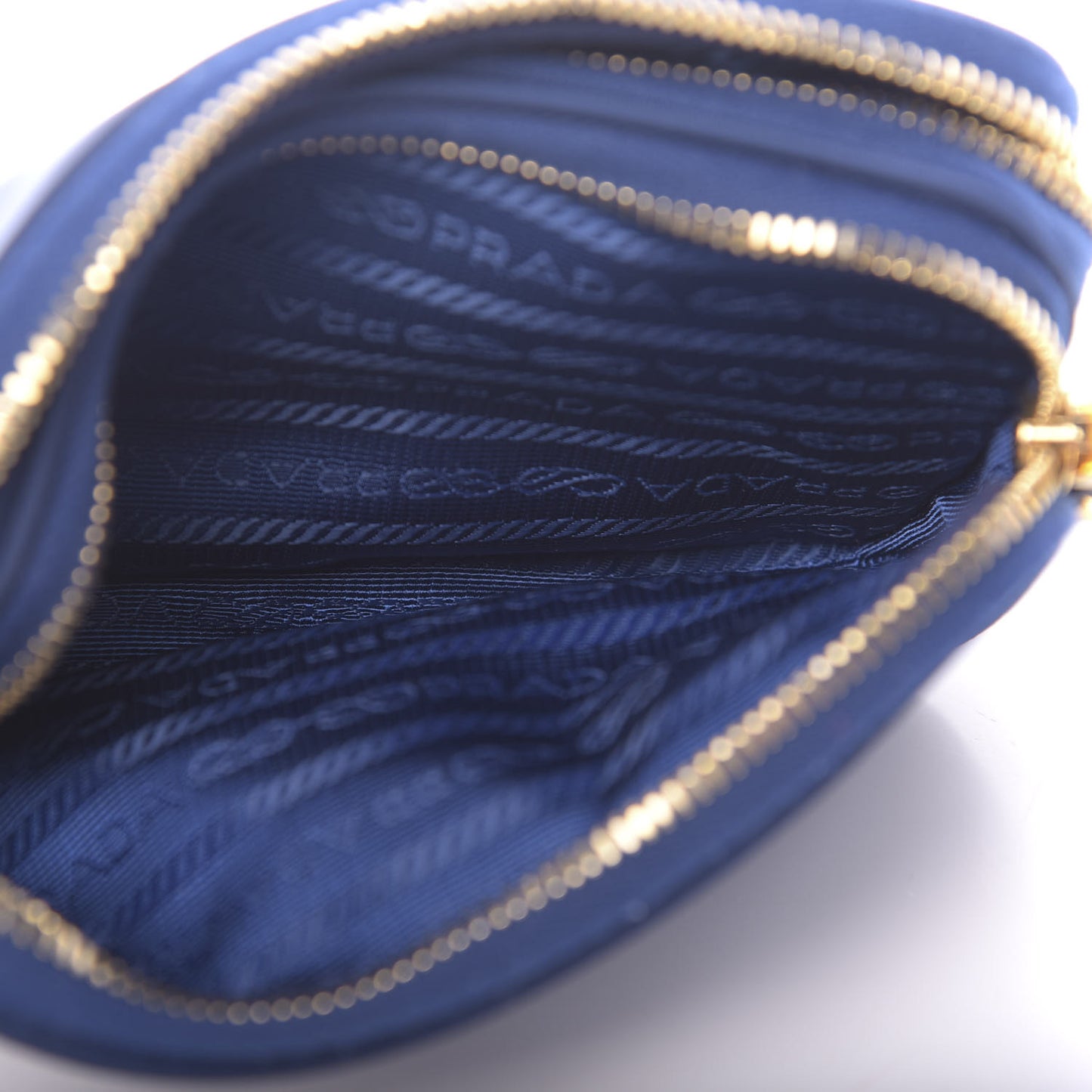 Tessuto Nylon Mini Camera Crossbody Royal