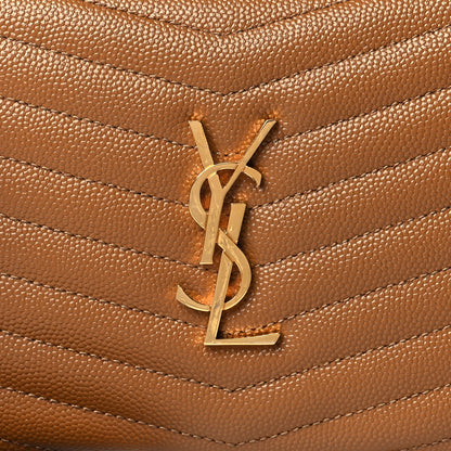 Saint Laurent Grain De Poudre Matelasse Monogram Mini Lou Camera Bag Dune 7 of 9