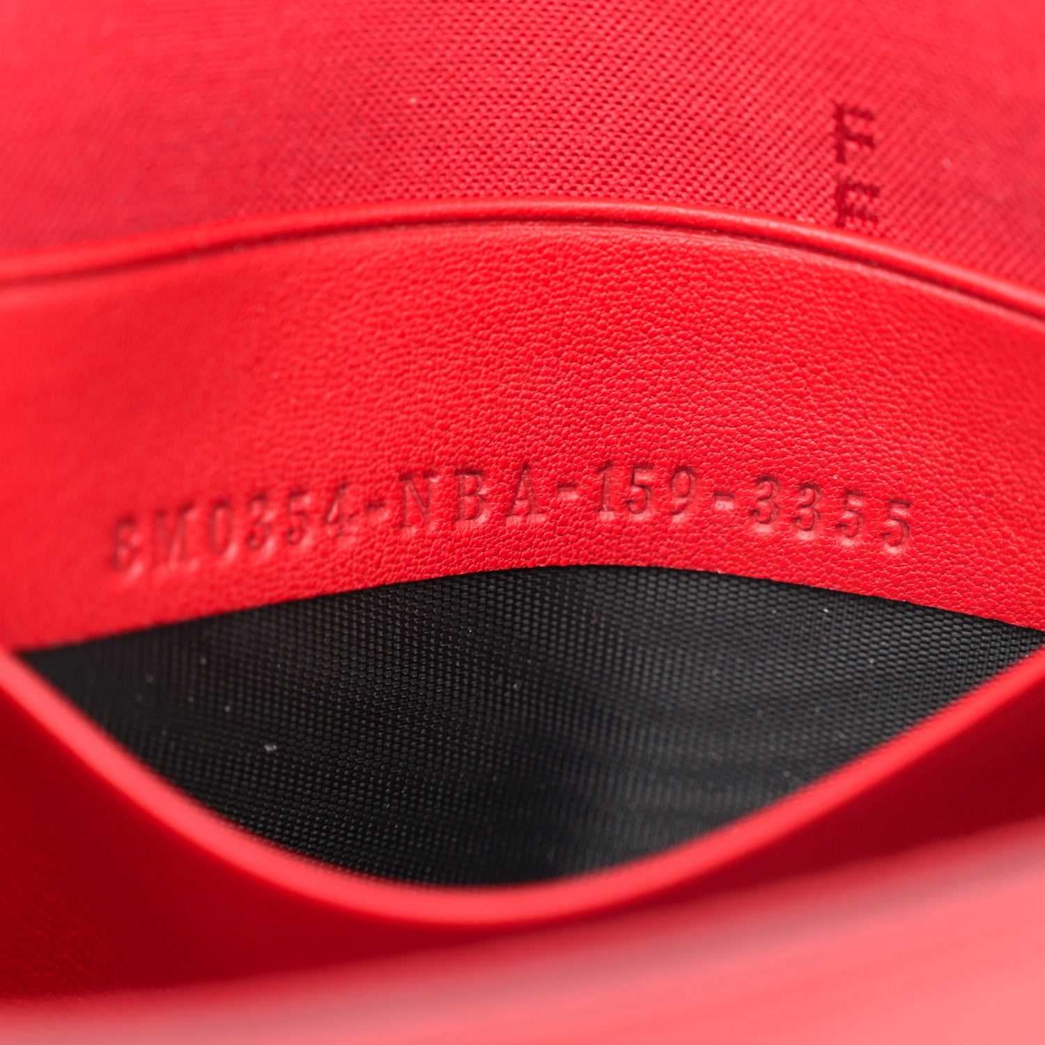 Fendi Shiny Nappa Micro Baguette Rosso 7 of 12