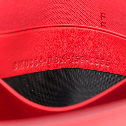 Fendi Shiny Nappa Micro Baguette Rosso 7 of 12