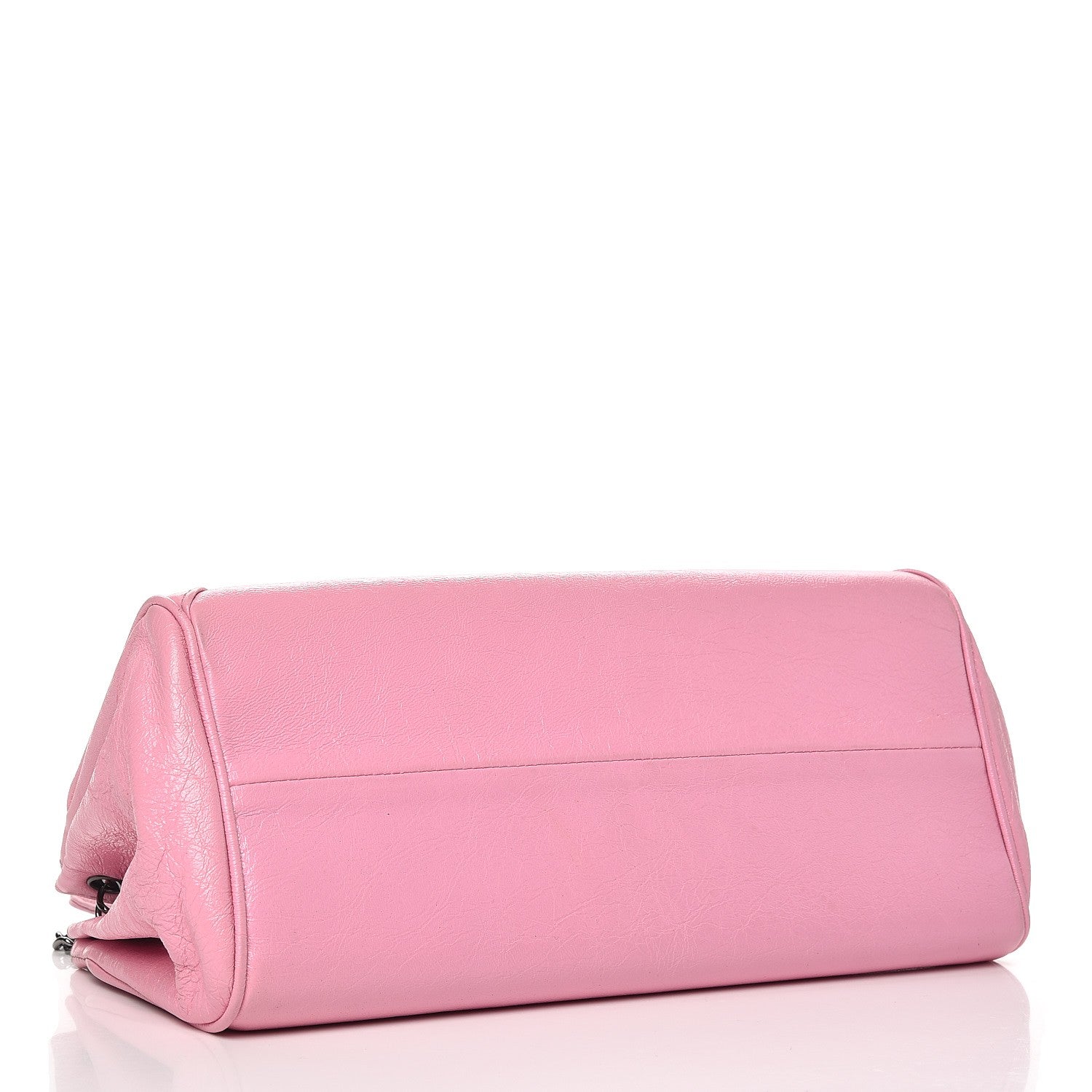 Chanel Glazed Calfskin Quilted Lucky Charms East West Accordion Flap Pink 4 of 12