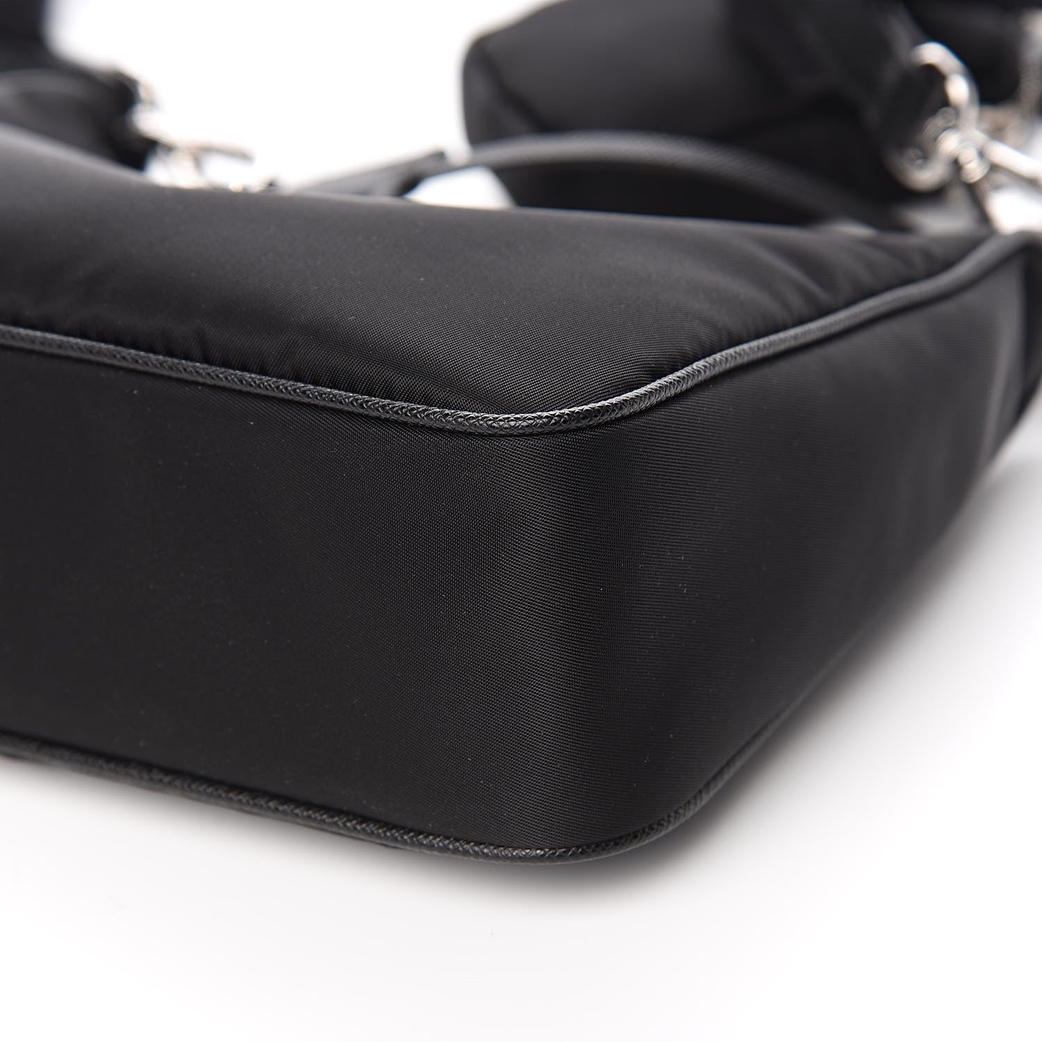Prada Nylon Re-Edition 2005 Shoulder Bag Black 8 of 9