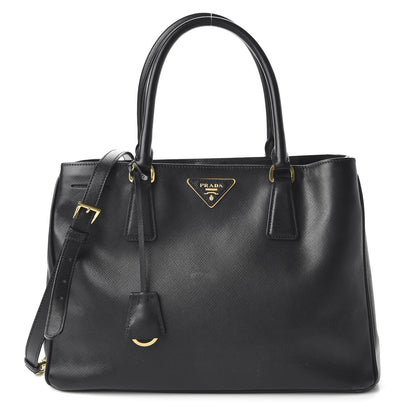 Prada Saffiano Lux Medium Tote Black 1 of 10