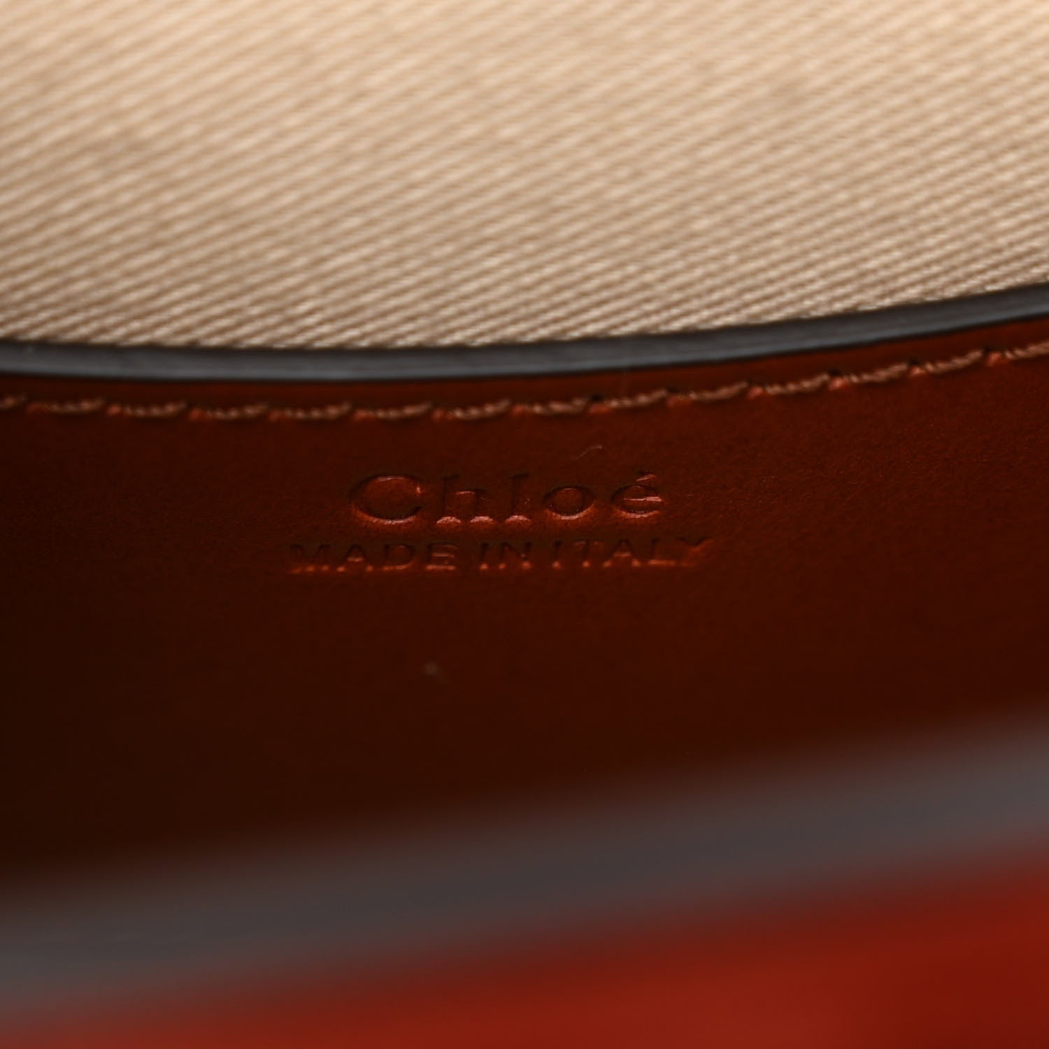 Chloe Calfskin Small Tess Bag Sepia Brown 6 of 9