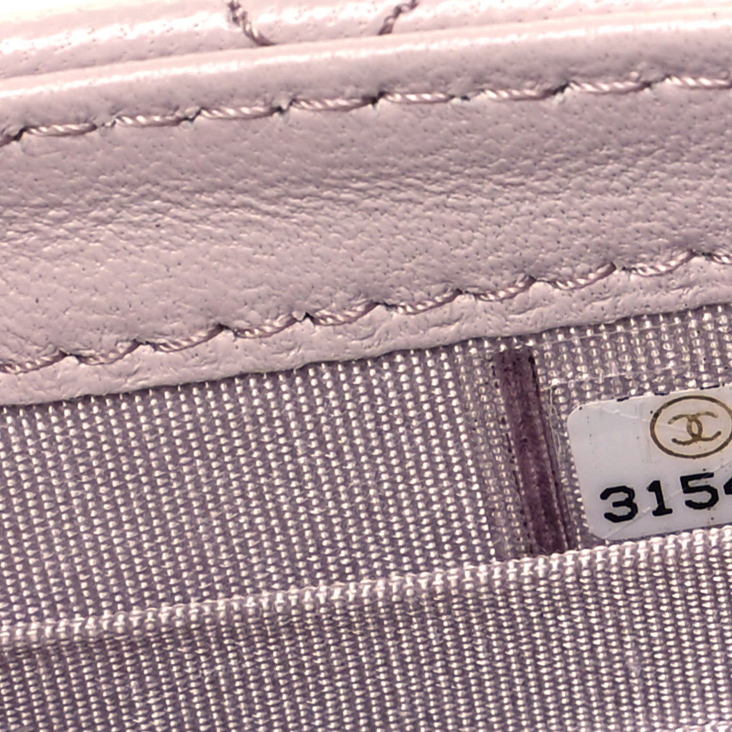 Lambskin Quilted Mini Trendy CC Clutch With Chain Light Pink