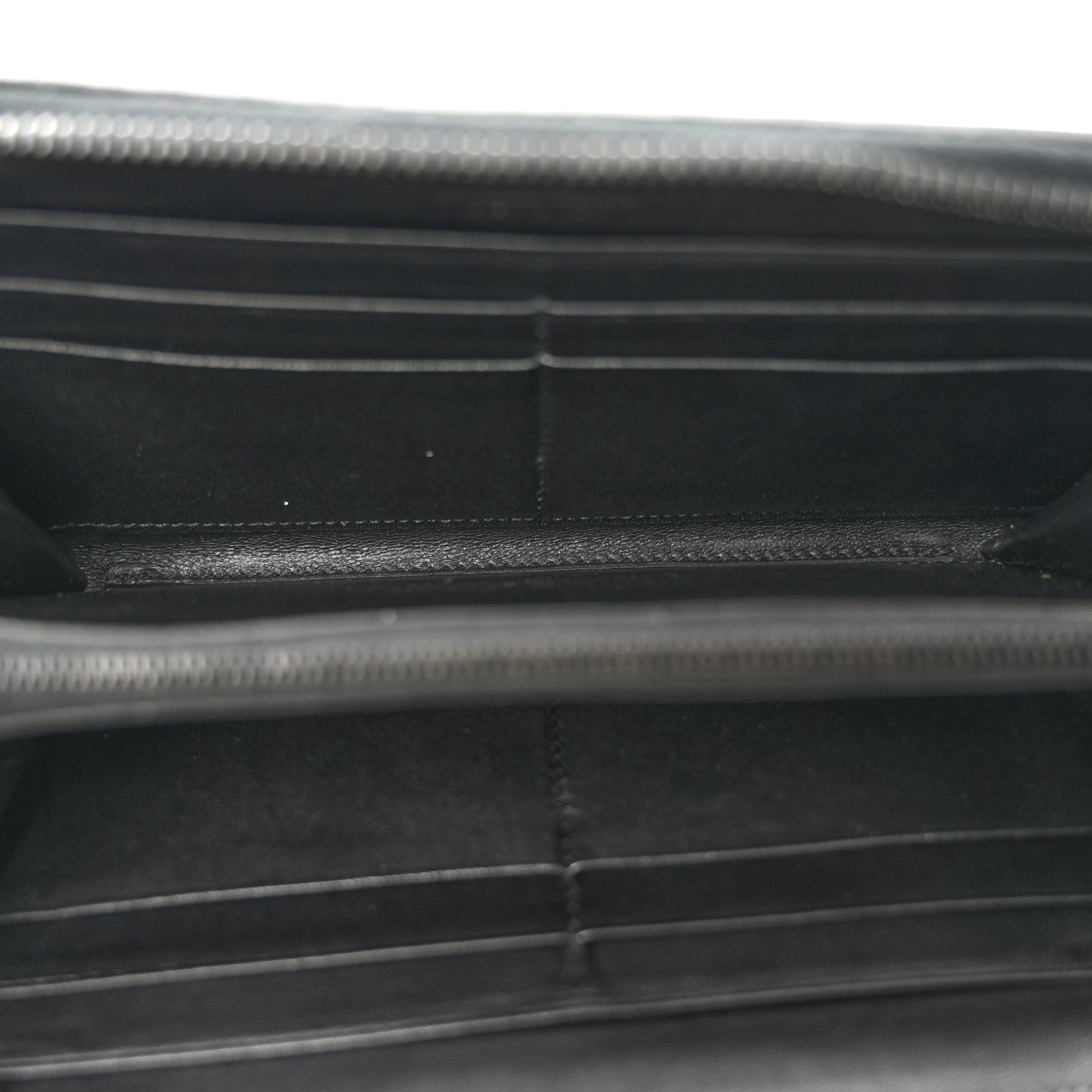 Bottega Veneta Nappa Intrecciato Zip Around Wallet Black 5 of 9