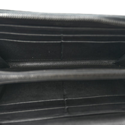 Bottega Veneta Nappa Intrecciato Zip Around Wallet Black 5 of 9