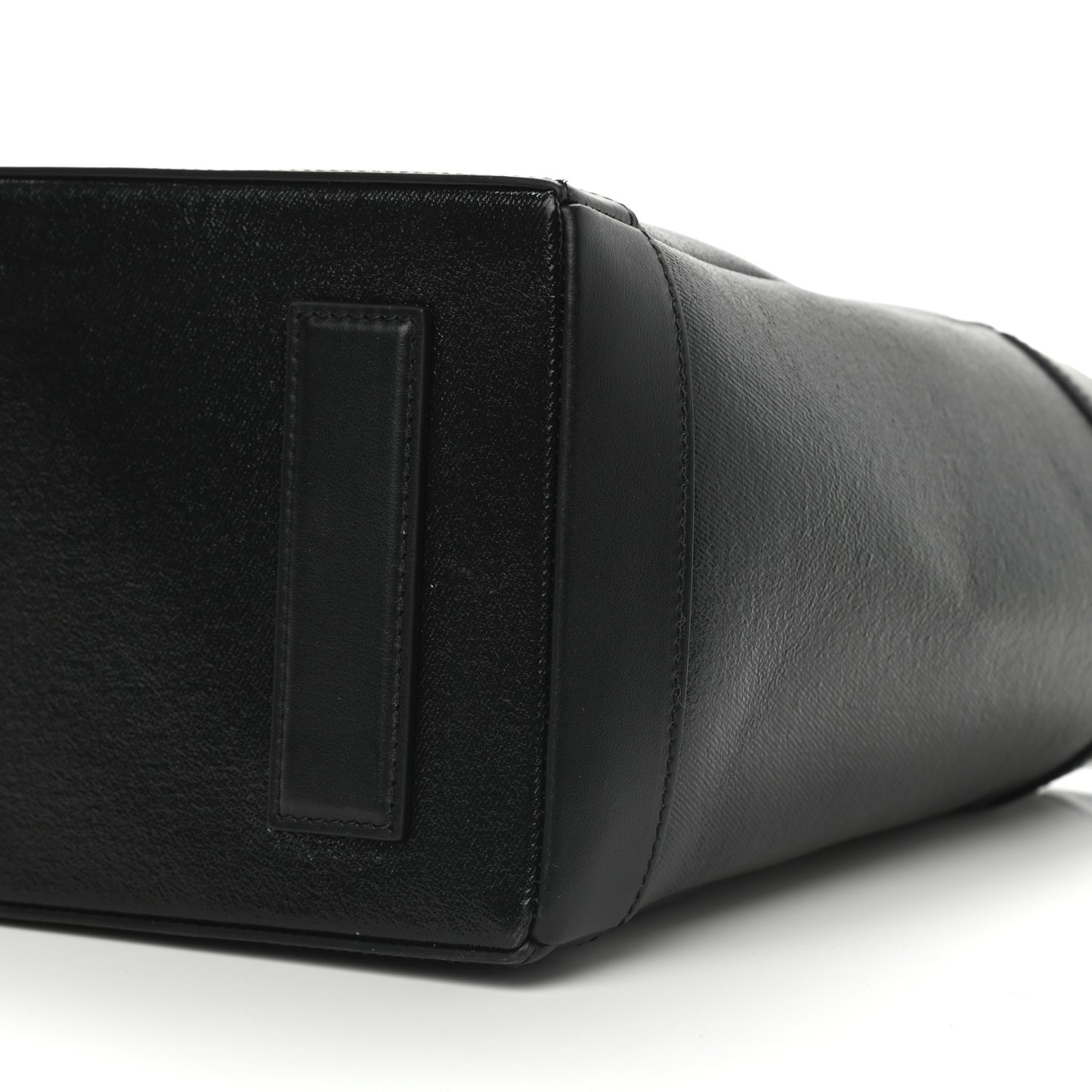 Coated Denim Logo T Screw Tote Black