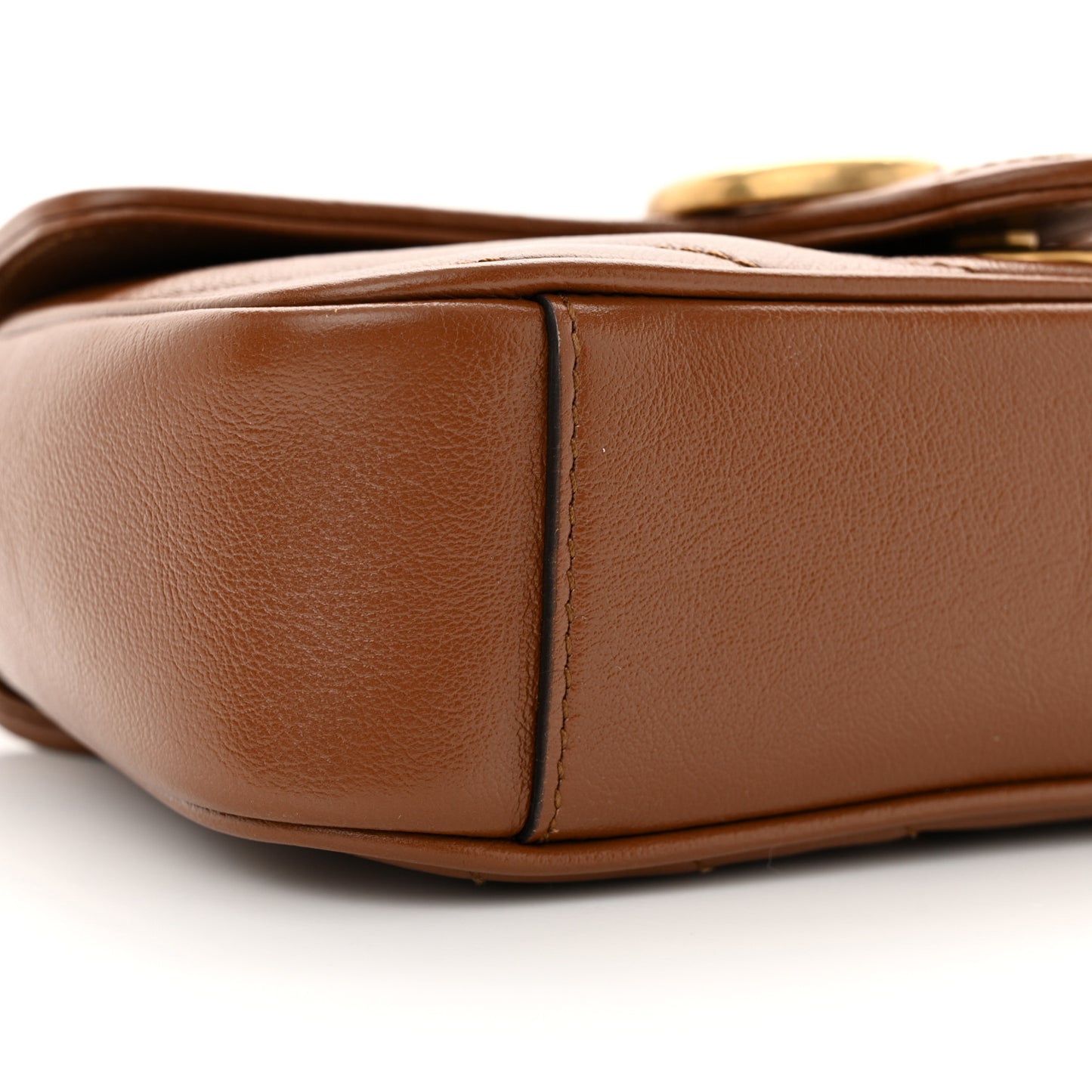 Azalea Calfskin Matelasse Diagonal Mini GG Marmont Shoulder Bag Cuir