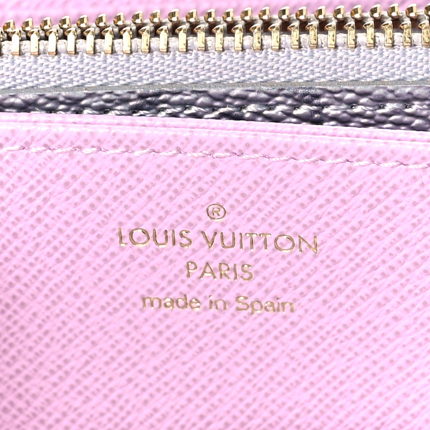 Metallic Monogram LV Garden Zippy Wallet Silver