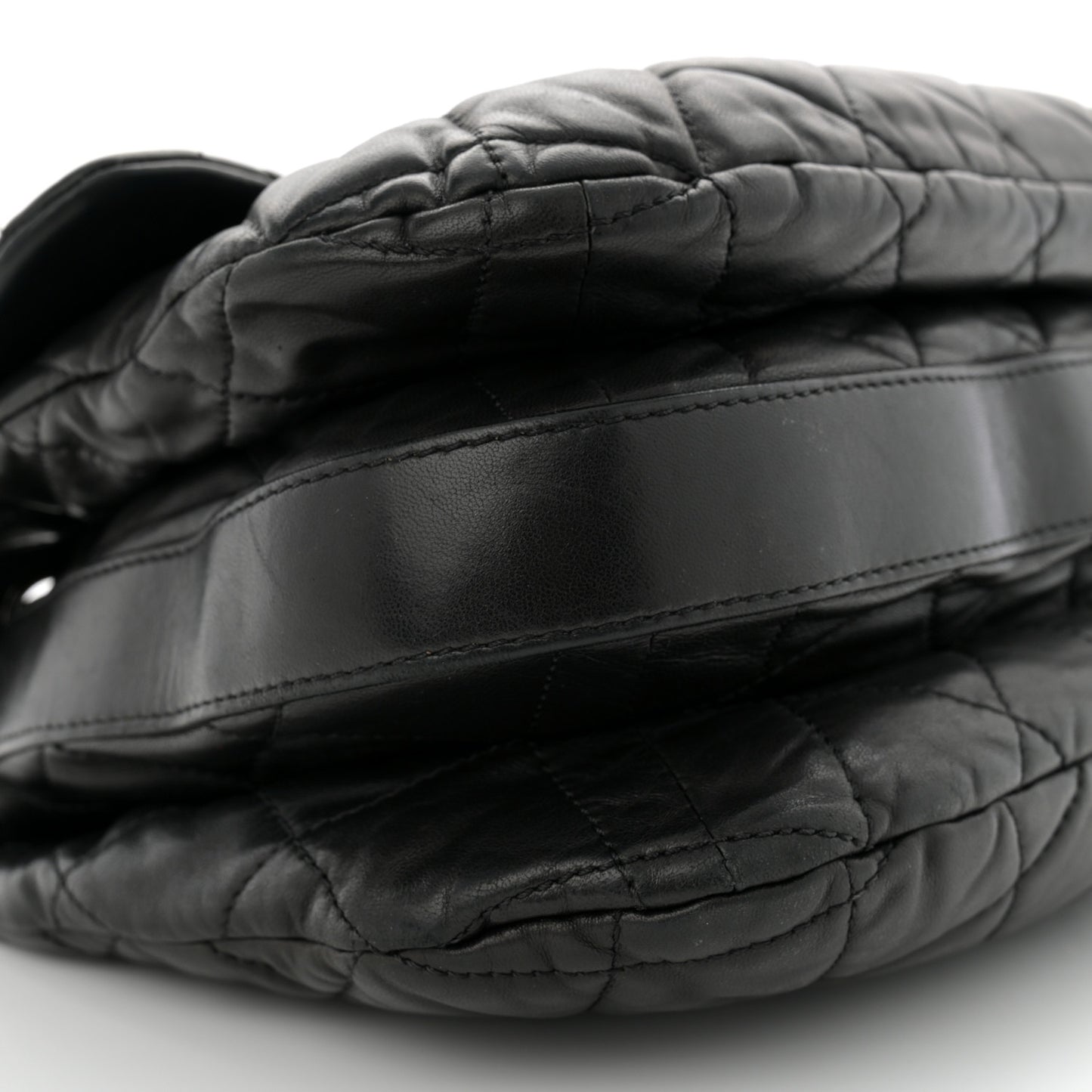 Lambskin Quilted Large Chanel 3 Flap Black