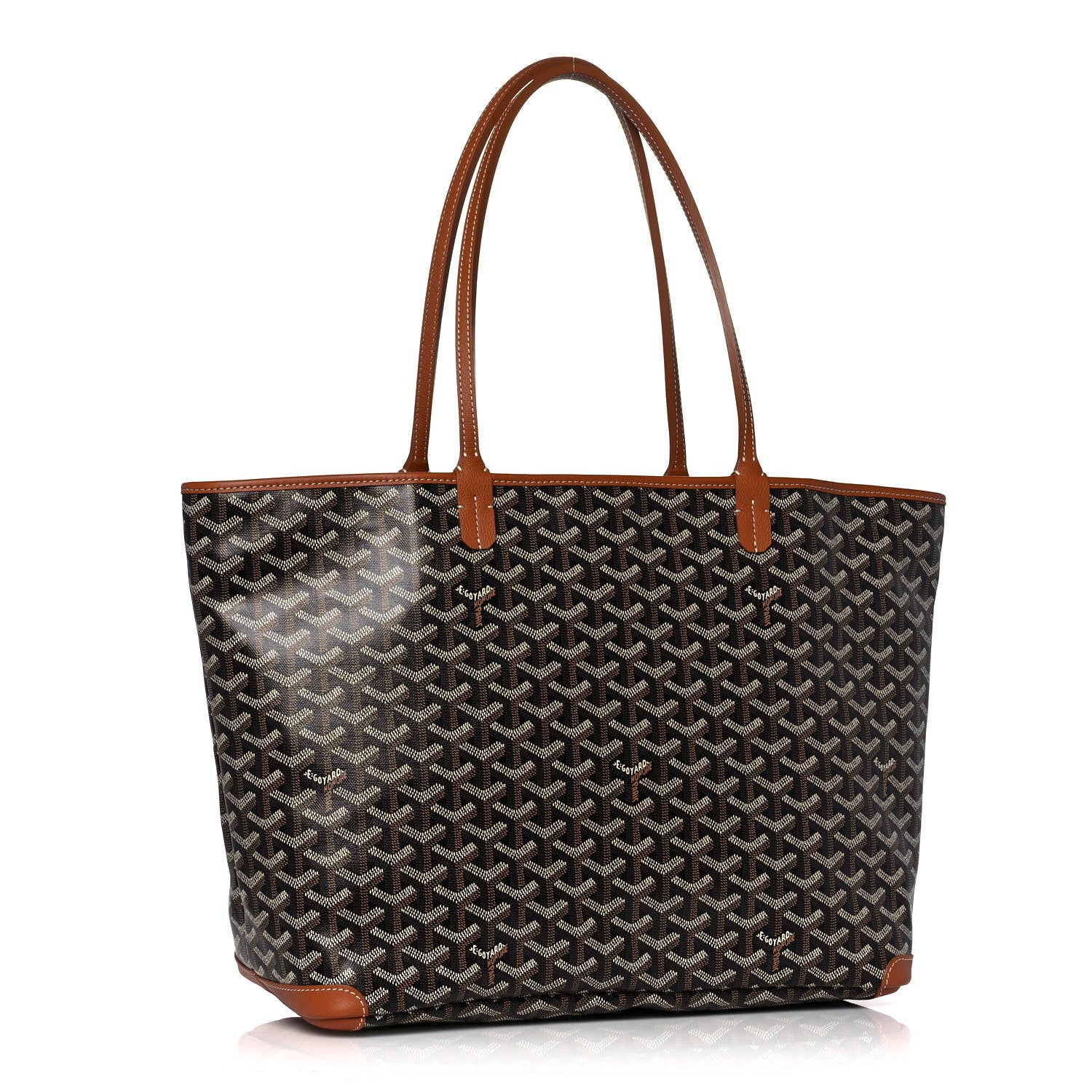 Goyard Goyardine Artois MM Black Gold 3 of 10