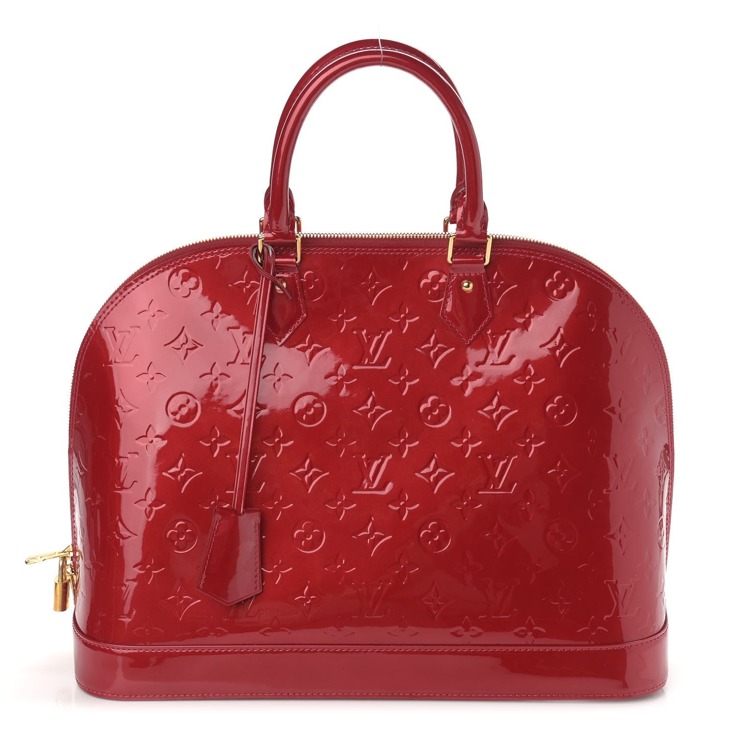 Louis Vuitton Vernis Alma MM Pomme D'Amour 1 of 10