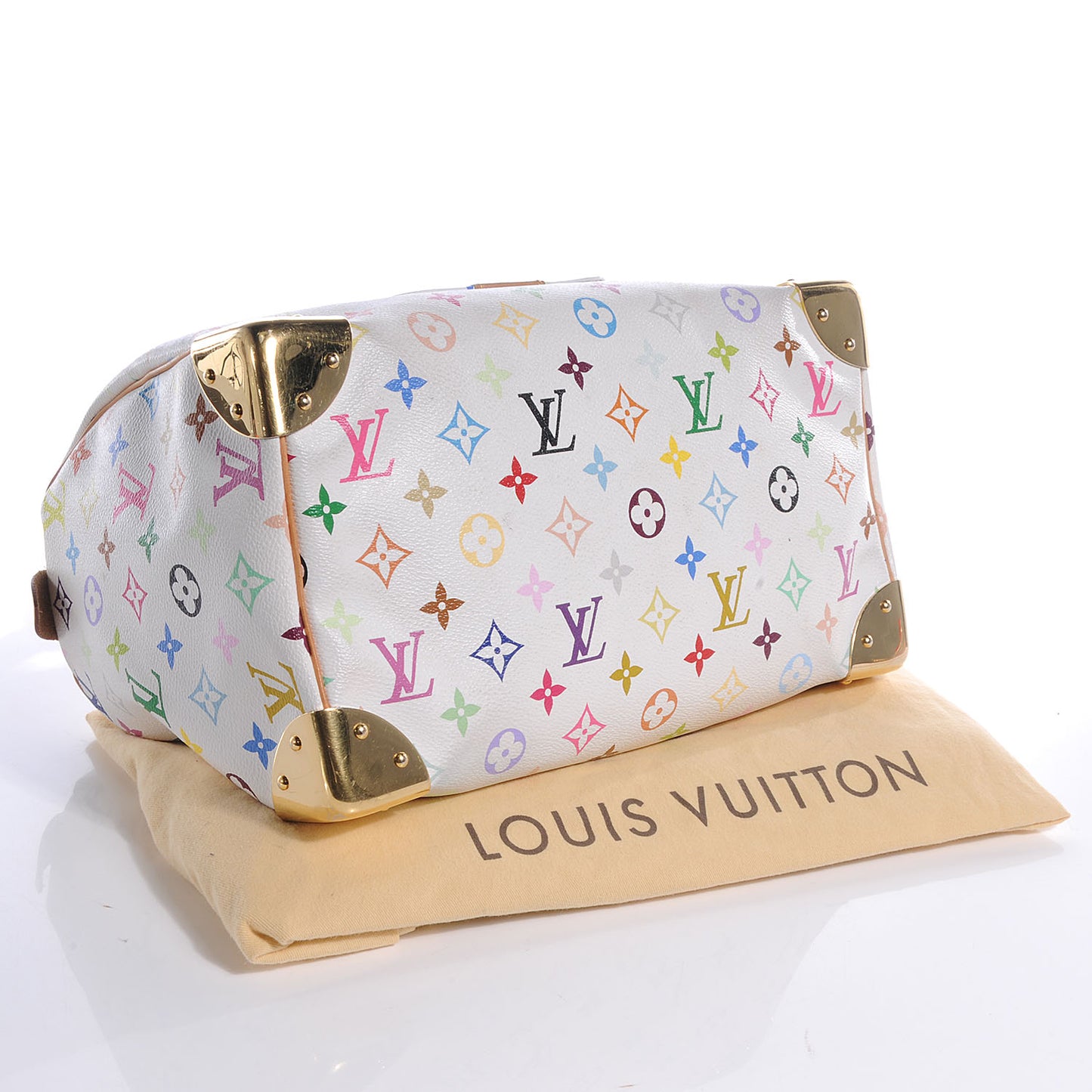 Monogram Multicolor Speedy 30 White