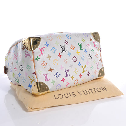 Louis Vuitton Monogram Multicolor Speedy 30 White 4 of 9